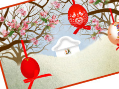 ZAHRADA VONÍCÍ JAREM - pohlednice