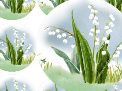 ZAHRADA VONÍCÍ JAREM - pohlednice