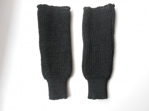 Pletené návleky na ruce s vlnou černá akryl vlna návleky ruce 