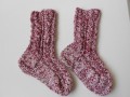 Ručně pletené ponožky s vlnou 40-41