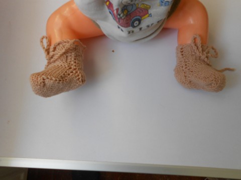 Kojenecké merino ponožky ručně pletené ponožky merino kojenec bezešvé 