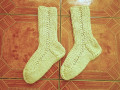 Pletené ponožky s vlnou vel. 46-47