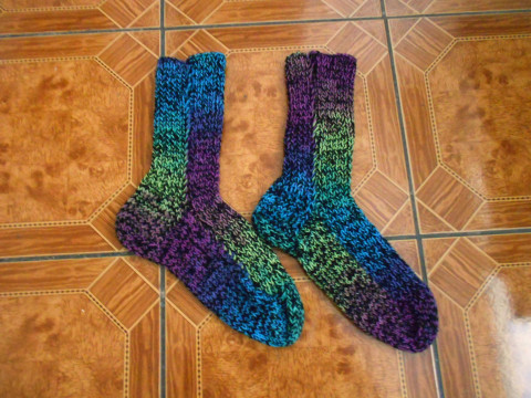 Teplé ponožky s vlnou 46-47 zelená modrá fialová černá akryl ponožky vlna 46 47 