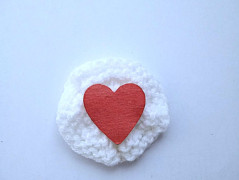 Pletené ozdoby průměr 9 cm