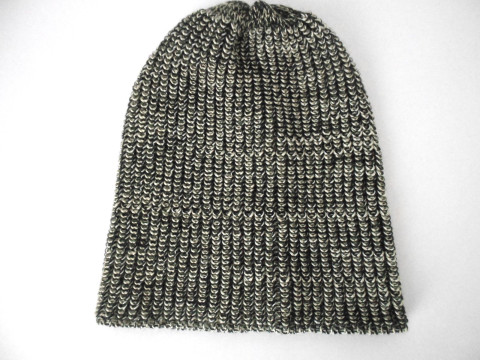 Dámská tenčí čepice - hučka sleva čepice bavlna černá béžová akryl hučka 