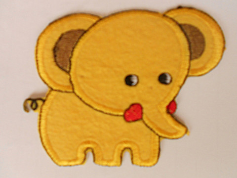 Nažehlovačka slon žlutá slon nažehlovačka 