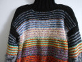 Pletený svetr L,XL se stojáčkem