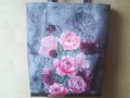 Nákupní taška retro květy