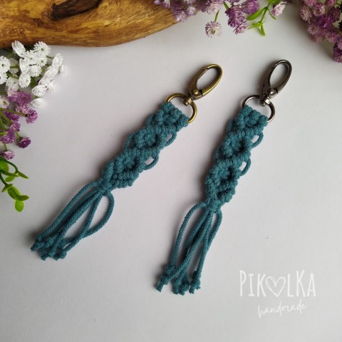 Macramé klíčenka - přívěsek přívěsek dekorace klíčenka ozdoba boho macrame drhani provazky 