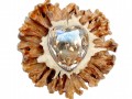 Přívěse / brož z paroží a Swarovski