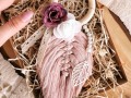 Mini lapač snů - Pastelová růžová