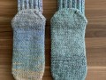 Pletené ponožky vícebarevné.