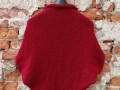 Pletená vesta - barva tmavě červená