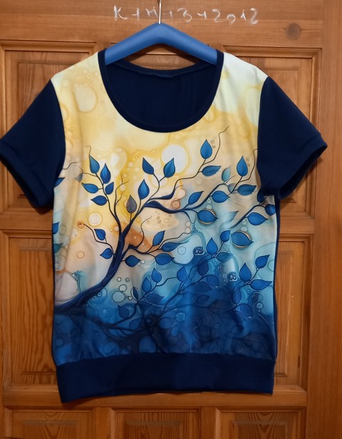 Tričko - modrý strom S - XXXL tričko 