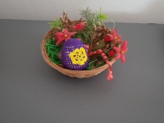 Velikonoční dekorace-veselé vajíčko