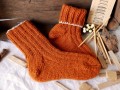 ručně pletené ponožkly
