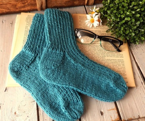 Pletené vlněné Merino ponožky ručně pletené pletené ponožky vlněné ponožky 