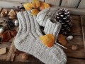 Pletené vlněné ponožky Klasik
