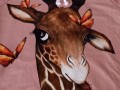 Dívčí mikina - Veselá Žirafa,vel.34