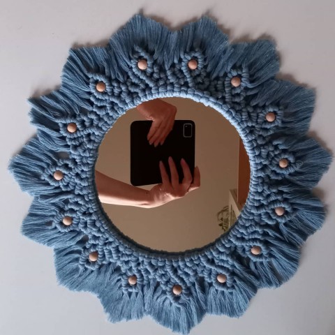 MACRAMÉ ZRCADLO zrcadlo mirror 