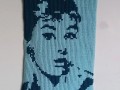 Audrey / pixel macrame art