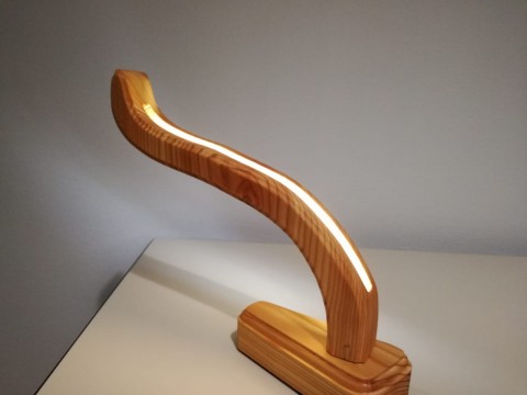 Dřevěná LED lampa Ria dřevo dekorace dárek lampa osvětlení 