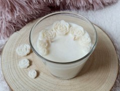 Sójová svíčka - květinový ráj