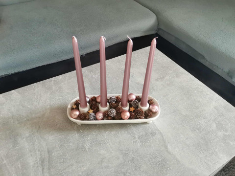 Adventní svícen dekorace vánoce svícen vánoční advent adventní svícen adventní věnec 