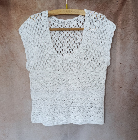 halenka bílá halenka letní topík 