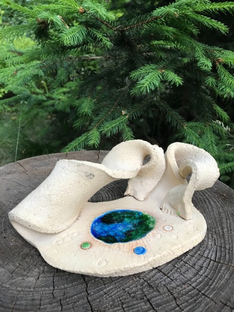Plastika - Keramika - Tanec oázy keramika plastika příroda album umění život petrklíč příběh kouzla okamžik cyklus artefakt zahradní deko 