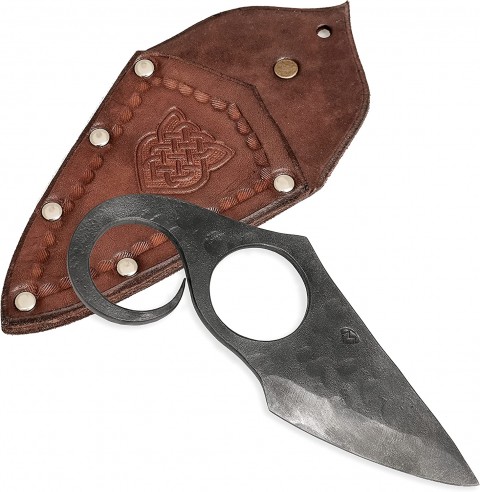 Ručně kovaný keltský Dvouprstý nůž nůž ručně kovaný nůž dvouprstý nůž 