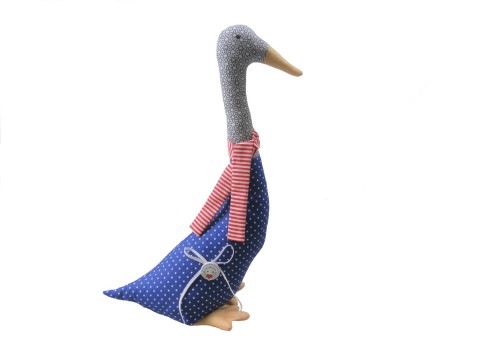 kachna malá modrá dekorace dárek bavlna kachna 
