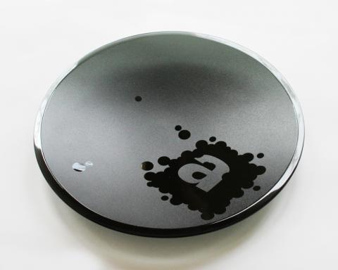 Skleněný talíř TK 004 a talíř design lesk luxus mat 