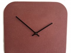 Betonové hodiny - karamel