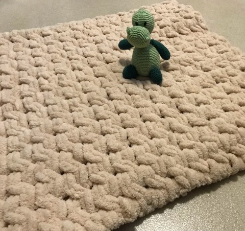 Puffy deka pro miminko malá deka pletení miminka puffy 