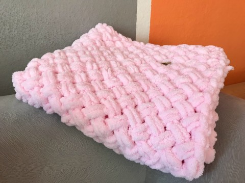 Puffy deka pro miminko střední deka pletení miminka puffy 