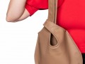 minimalistická kabelka- malá béžová