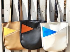 minimalistická kabelka/velká - šedá