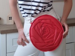 minimalistická kabelka -HOŘČICOVÁ