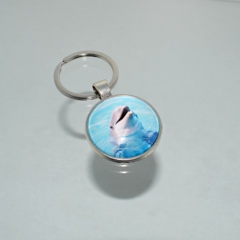 Přívěsek na klíče - delfín (4267) přívěsek moře přívěšek klíče klíč klíčenka mořský barevný delfín delfíni přívěsek na klíče přívěšek na klíče 