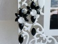 Náušnice - černobílé krásky