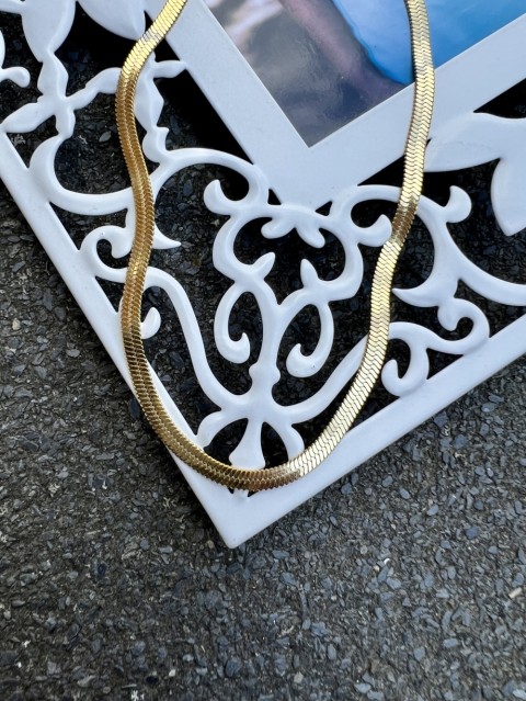 Náhrdelník - had šperk náhrdelník přívěsek šperky bílé řetízek bižuterie had náhrdelníky zlaté řetízky hádek zlatá kolekce 