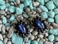 Luxusní crystal - černo modré