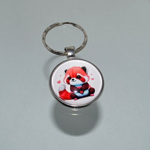 Přívěsek - červená panda (0097) přívěsek dárek láska přívěšek klíče klíč klíčenka panda drobnost zvířátko přívěsky přívěšky na klíče přívěsek na klíče na klíč mládě přívěseknaklíče naklíče červená panda naklíč 