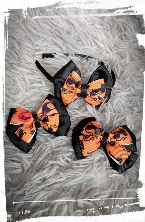 Mašle a čelenky na Halloween halloween 