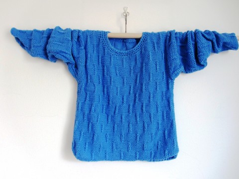 SVETR VE ZKRÁCENÉ DÉLCE - na přání dámský svetr pletený svetr zakáz 