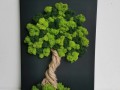 Mechový obraz, strom života, 30x40