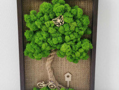 Mechové hodiny 50 cm