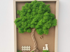 Mechové hodiny 50 cm