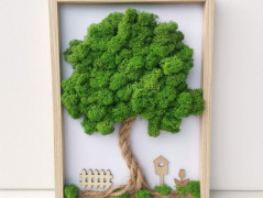 Mechové hodiny 50 cm